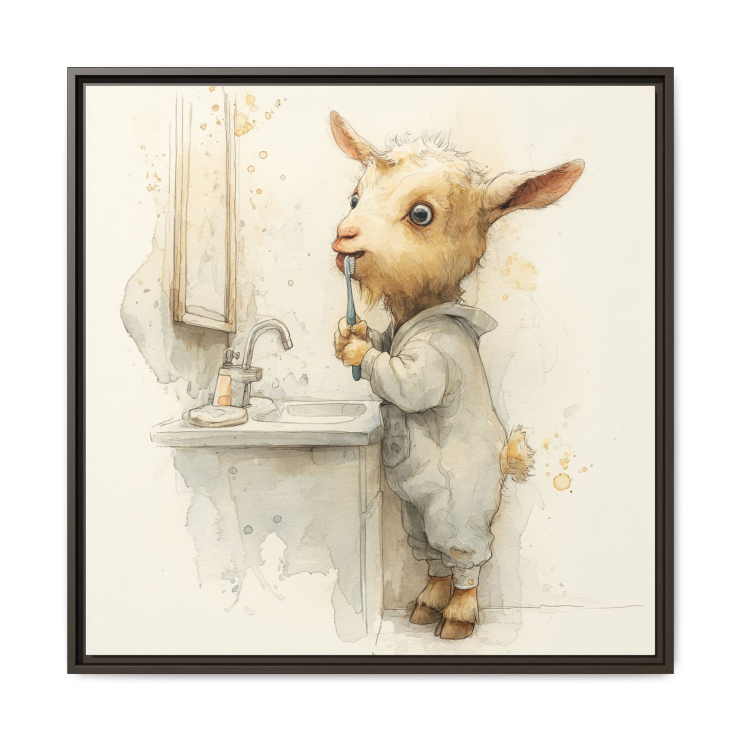 Whimsical Goat Art | Perfect for Children's Rooms