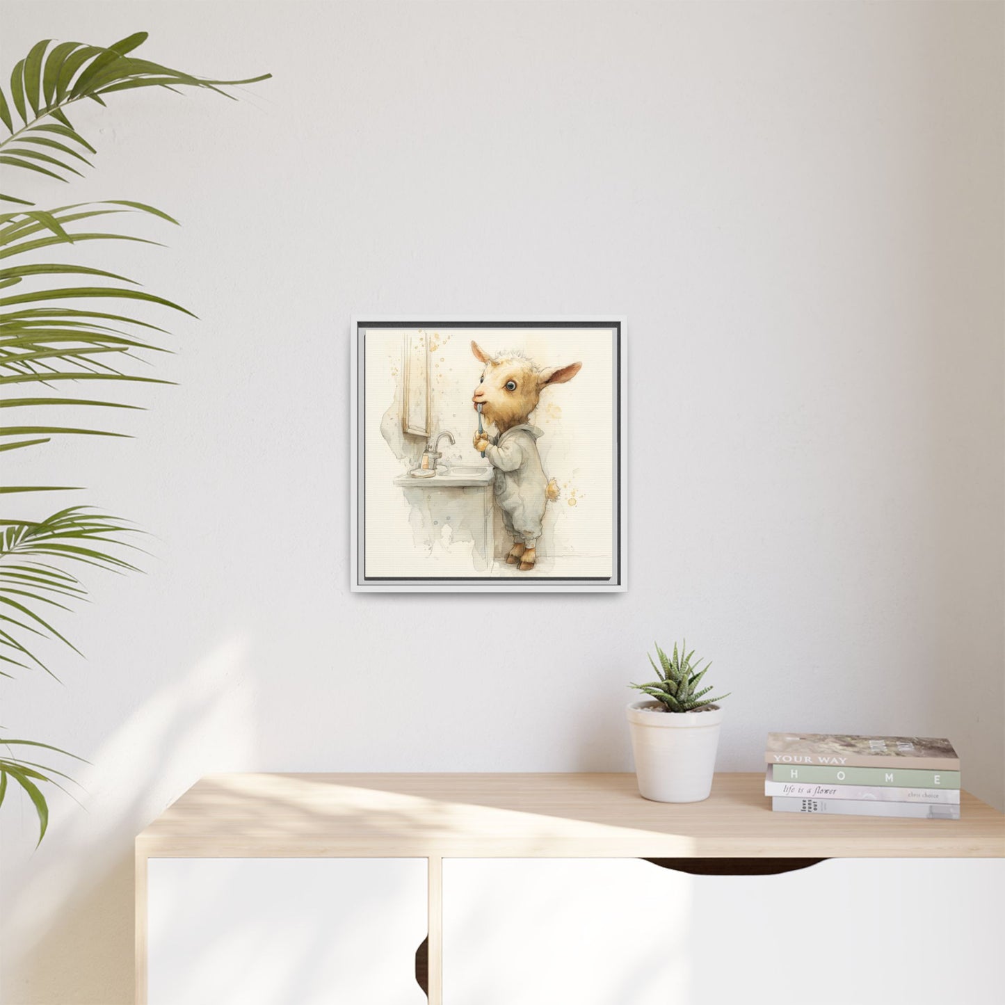 Whimsical Goat Art | Perfect for Children's Rooms