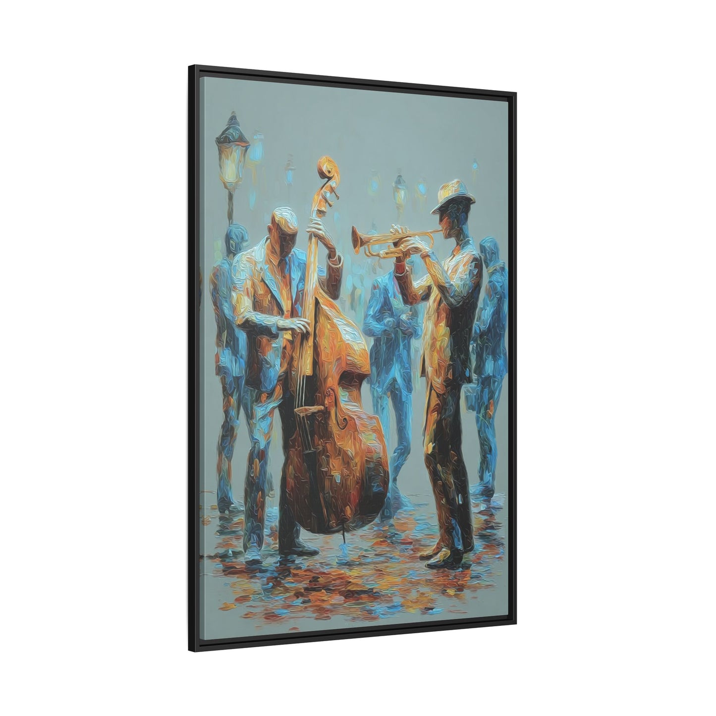 Colorful Jazz Musicians Art for Music Enthusiasts