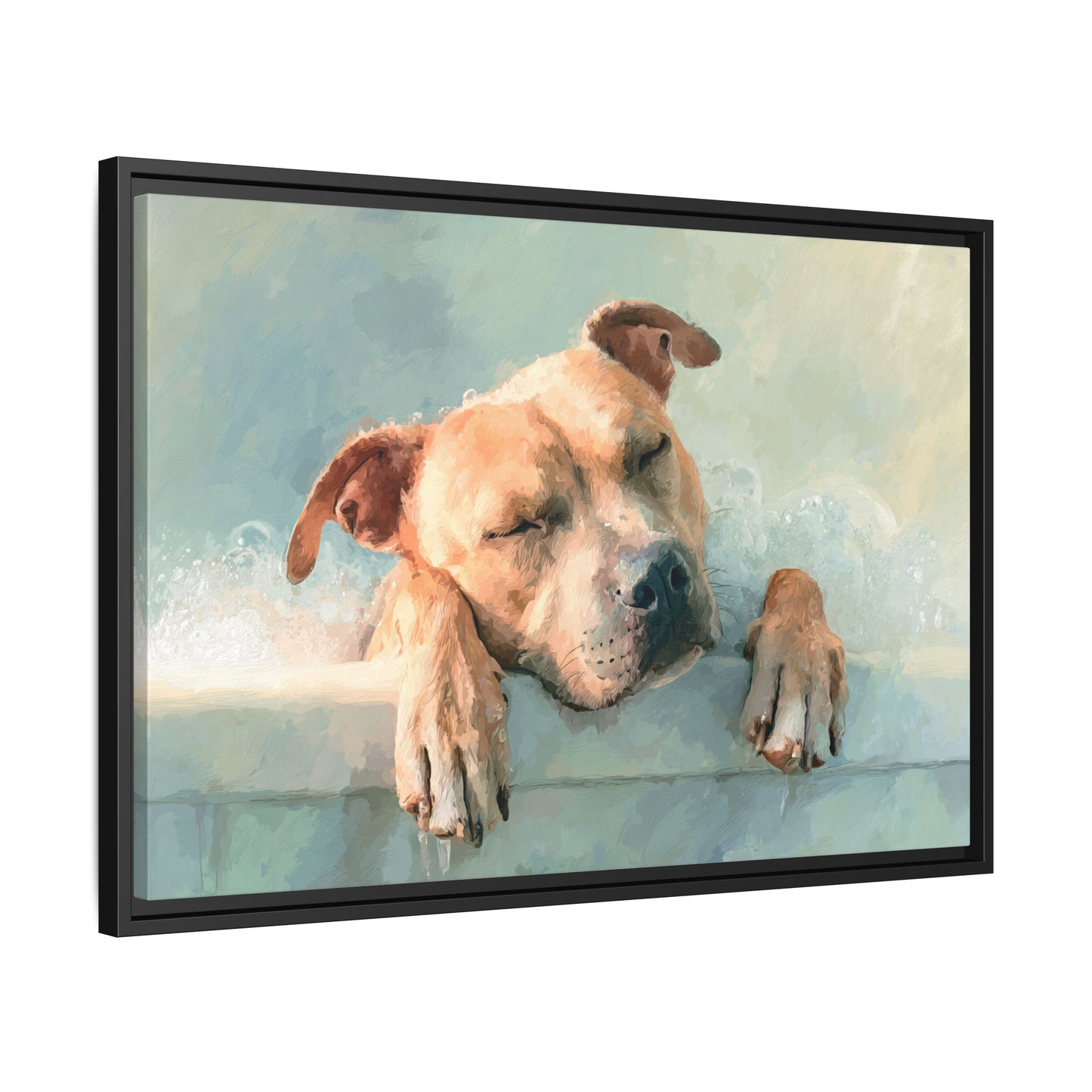 Calming Canine Portrait - Serene Dog Art Print