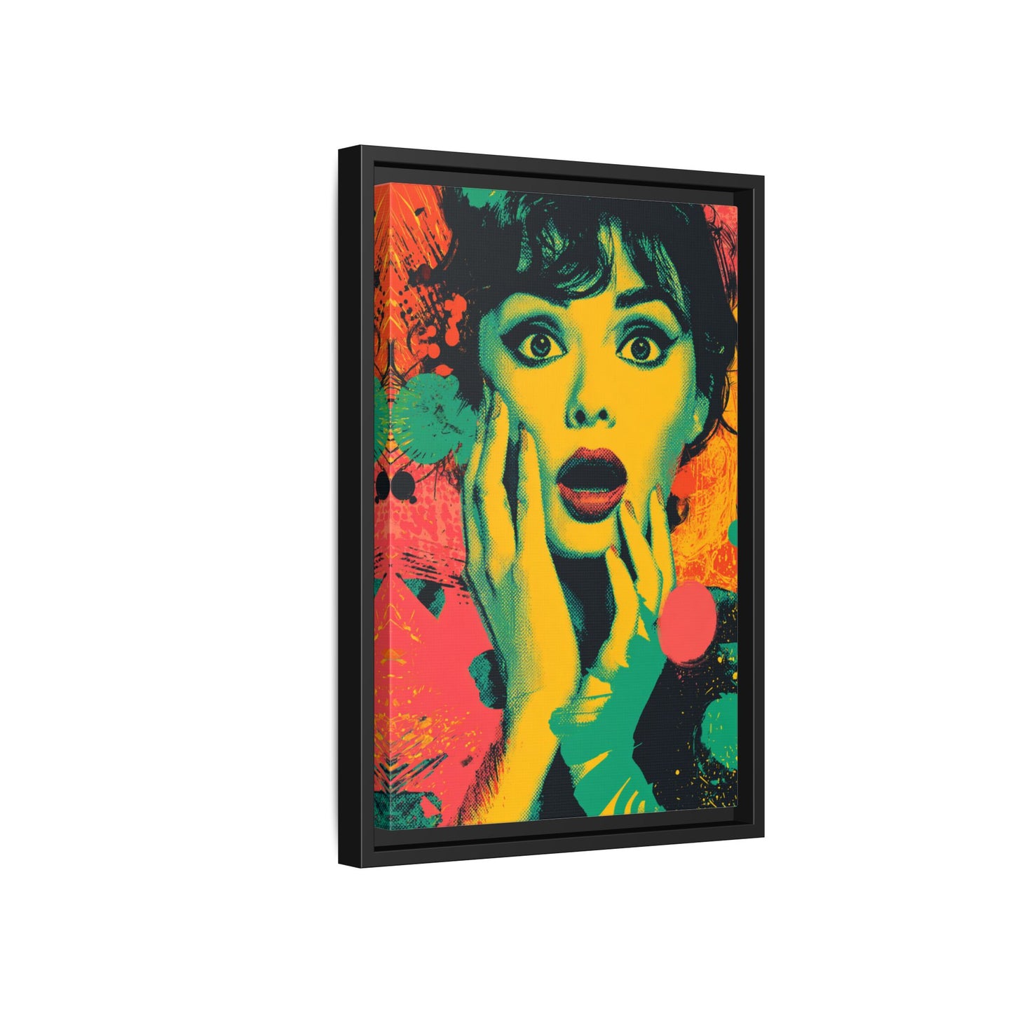 Surreal Pop Art Woman – Vibrant Modern Wall Art