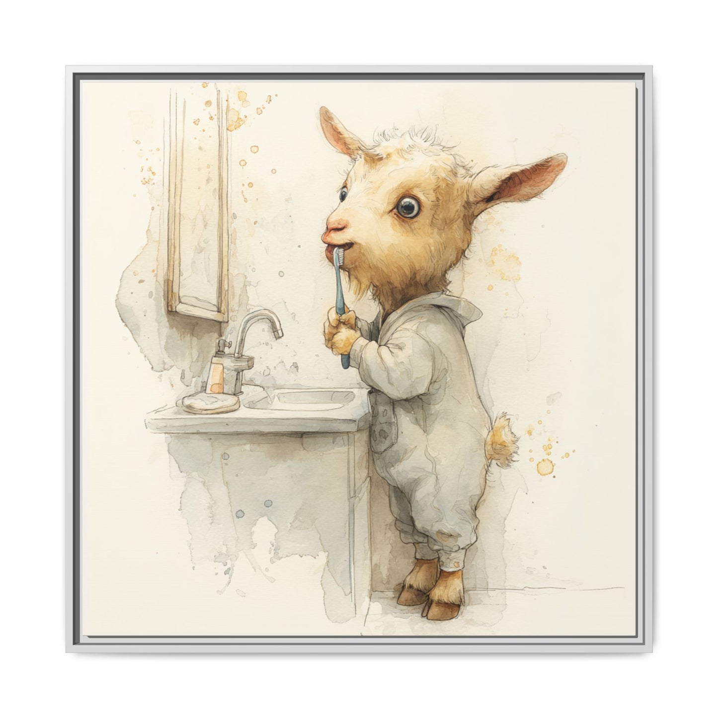 Whimsical Goat Art | Perfect for Children's Rooms