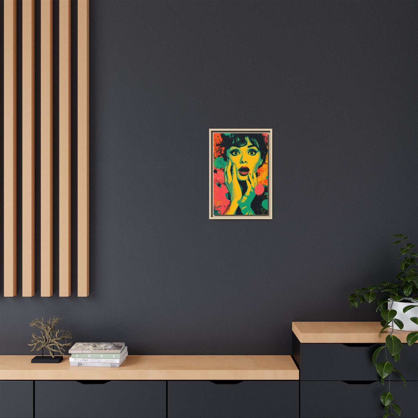 Surreal Pop Art Woman – Vibrant Modern Wall Art