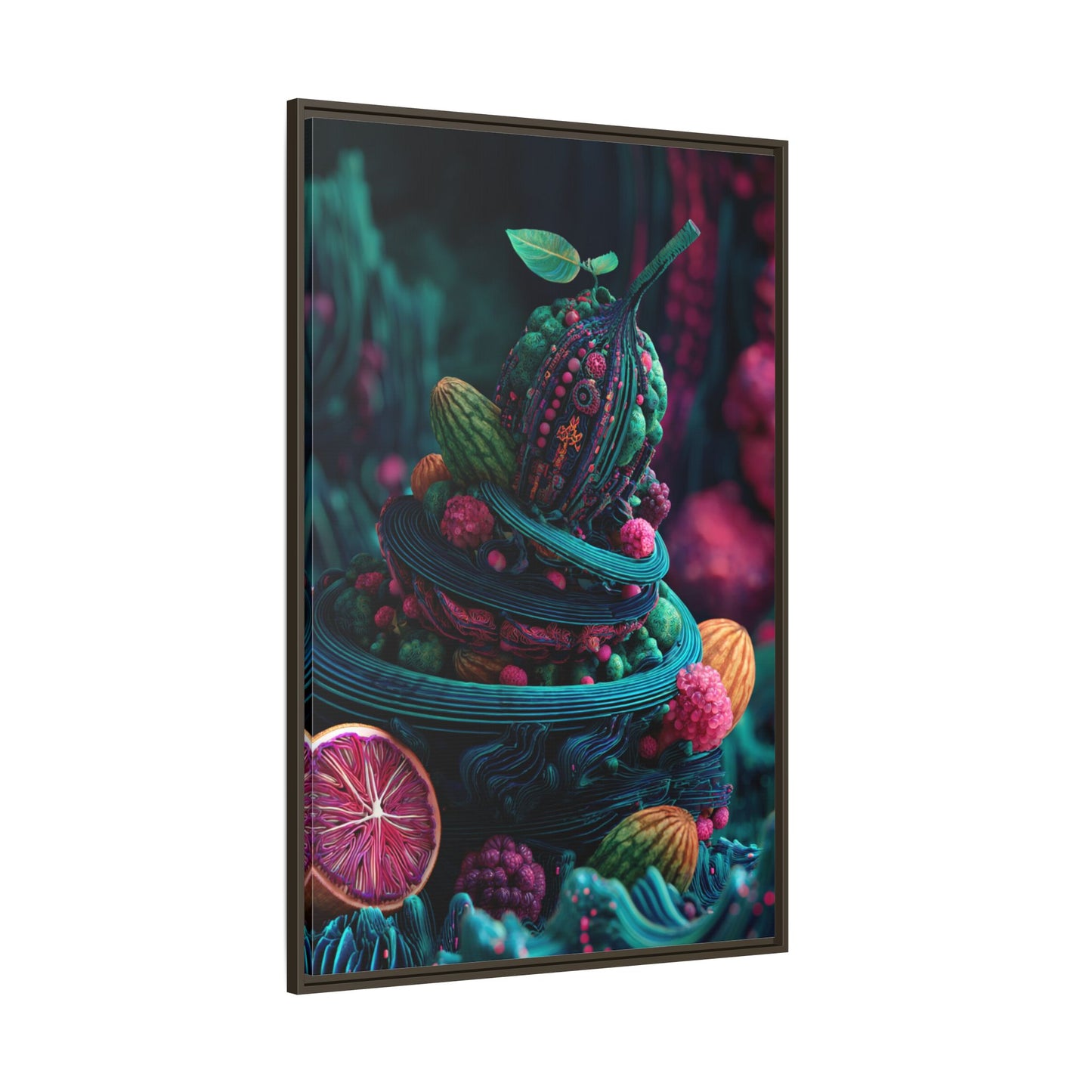 Surreal Fruit Fantasy Art - Vibrant Digital Design