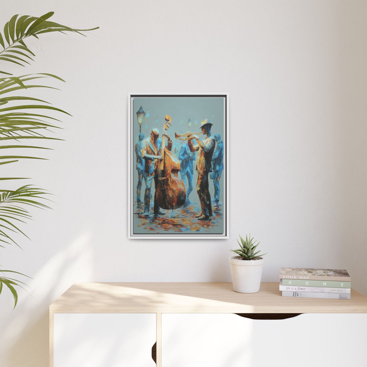 Colorful Jazz Musicians Art for Music Enthusiasts