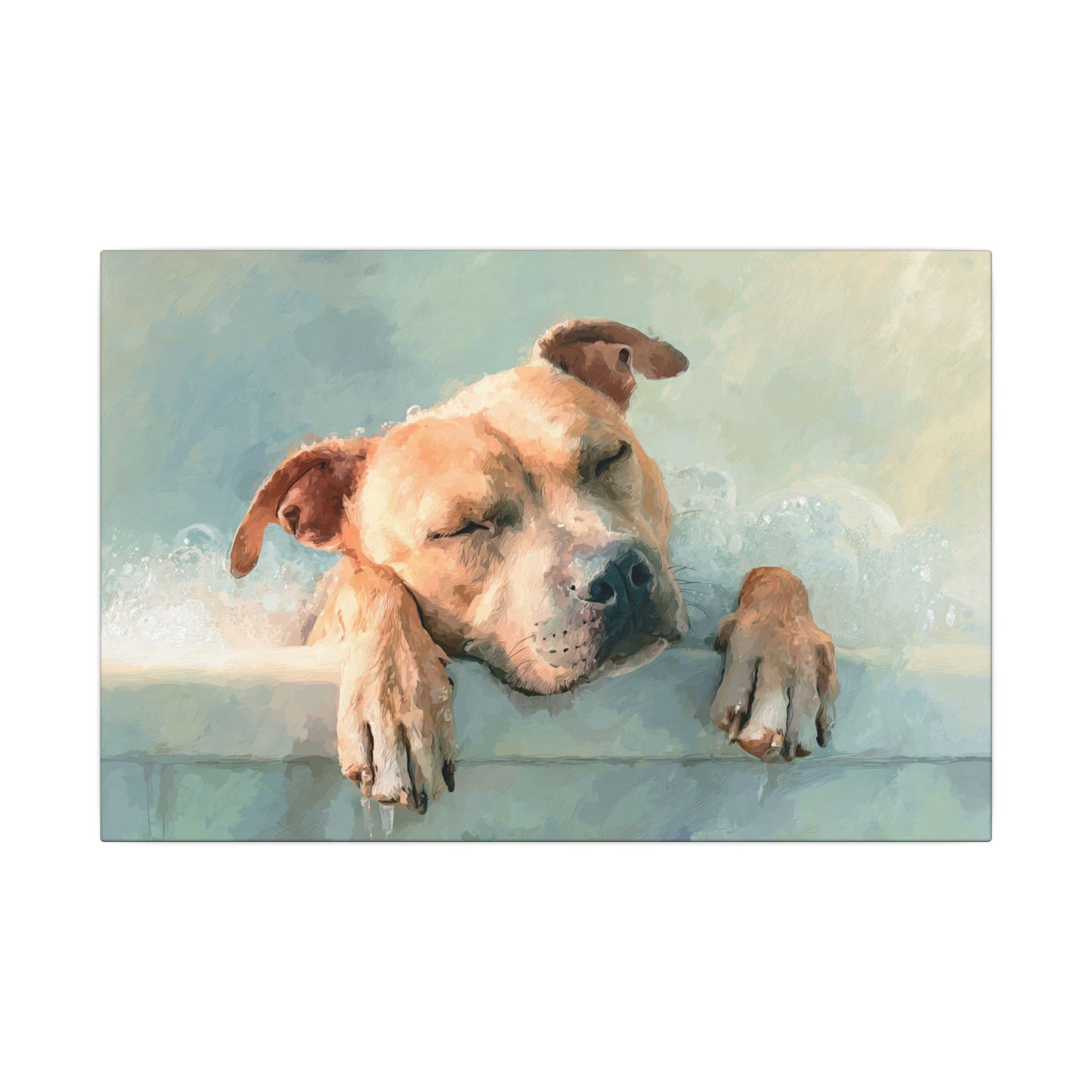 Calming Canine Portrait - Serene Dog Art Print