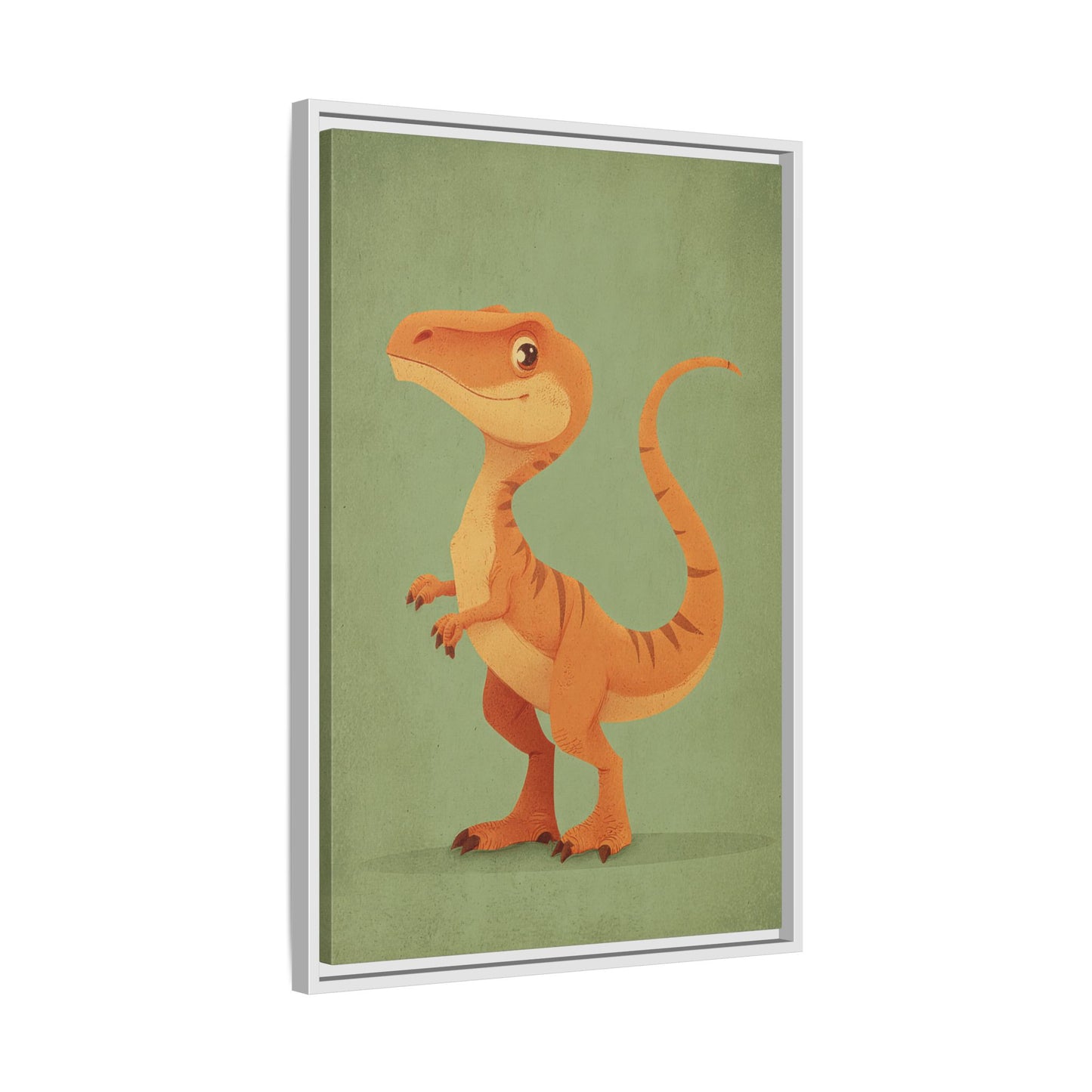 Whimsical Dinosaur Illustration Art for Kids' Rooms