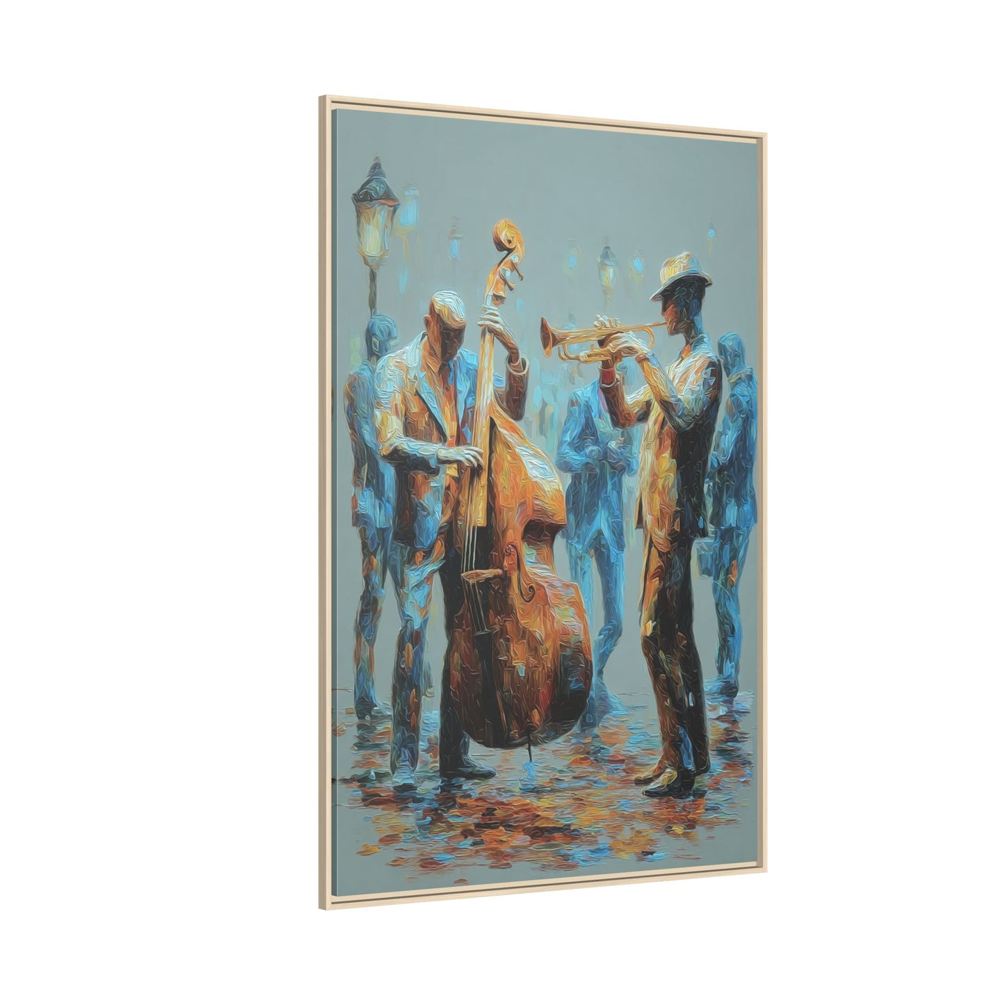 Colorful Jazz Musicians Art for Music Enthusiasts