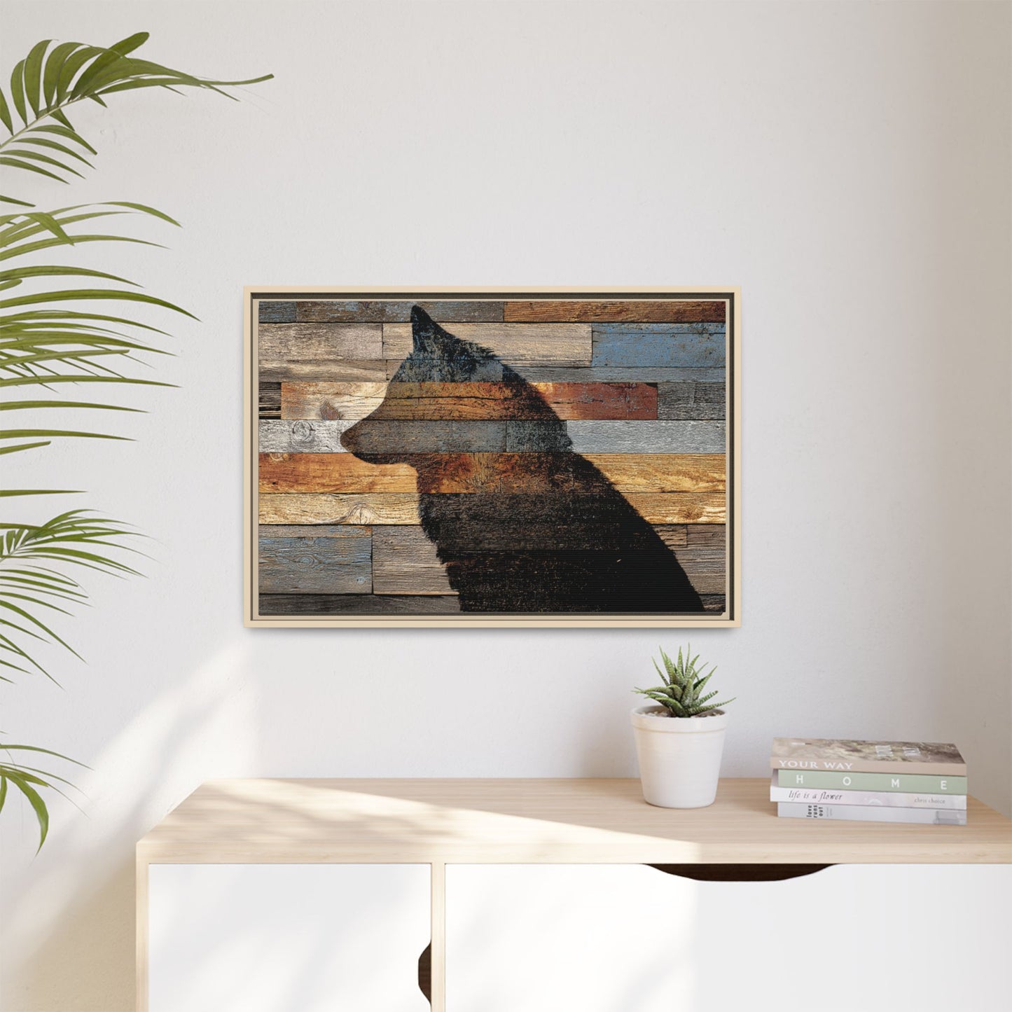 Rustic Wolf Silhouette Wall Art | Nature Inspired Decor