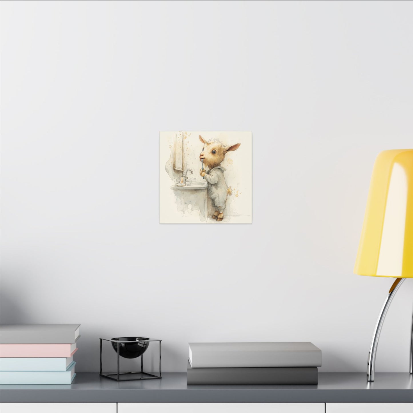 Whimsical Goat Art | Perfect for Children's Rooms