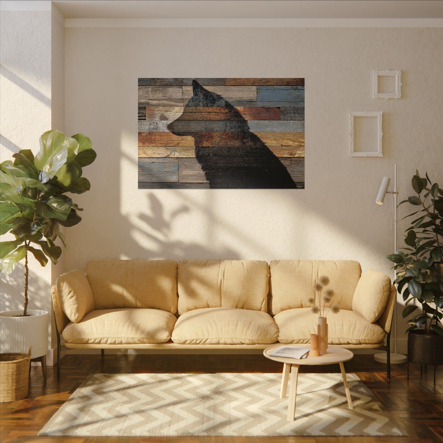 Rustic Wolf Silhouette Wall Art | Nature Inspired Decor