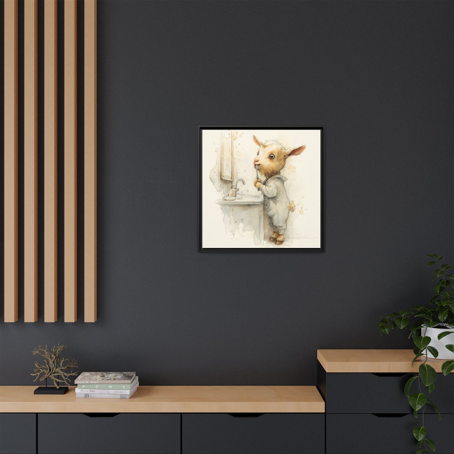 Whimsical Goat Art | Perfect for Children's Rooms