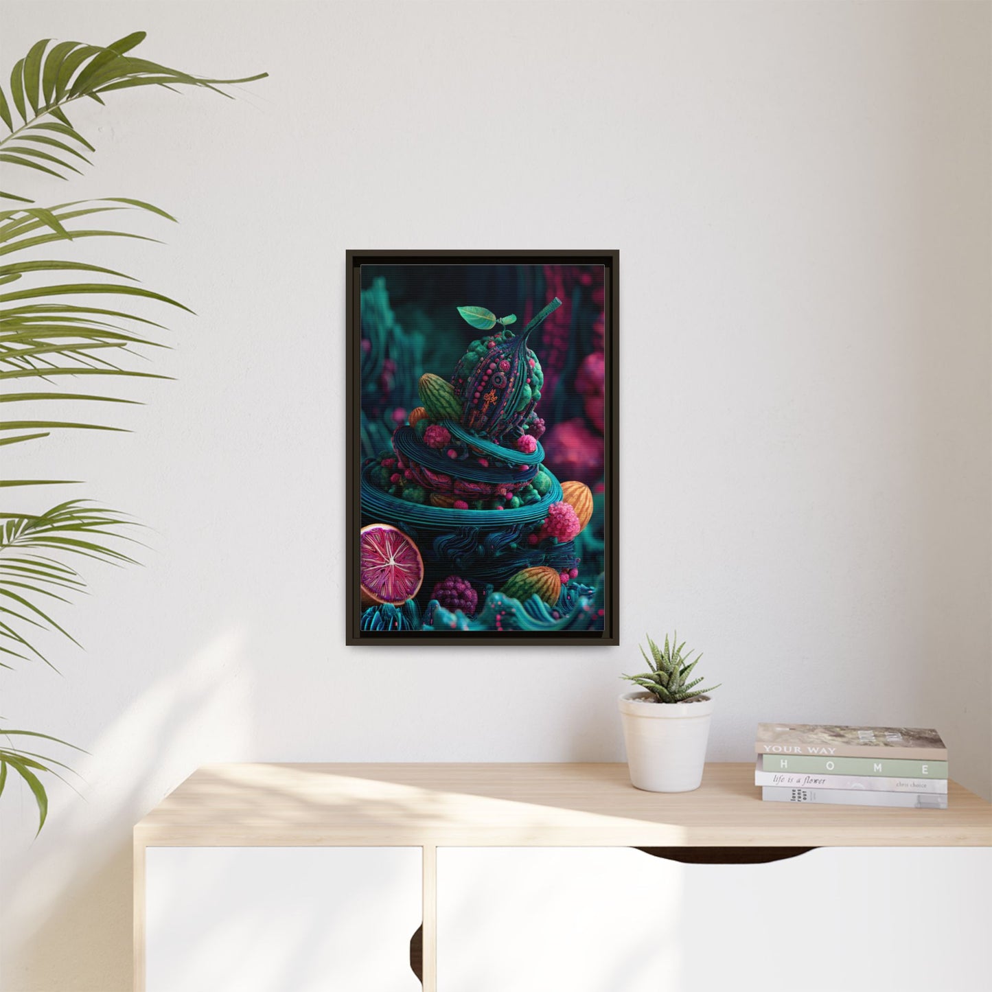 Surreal Fruit Fantasy Art - Vibrant Digital Design