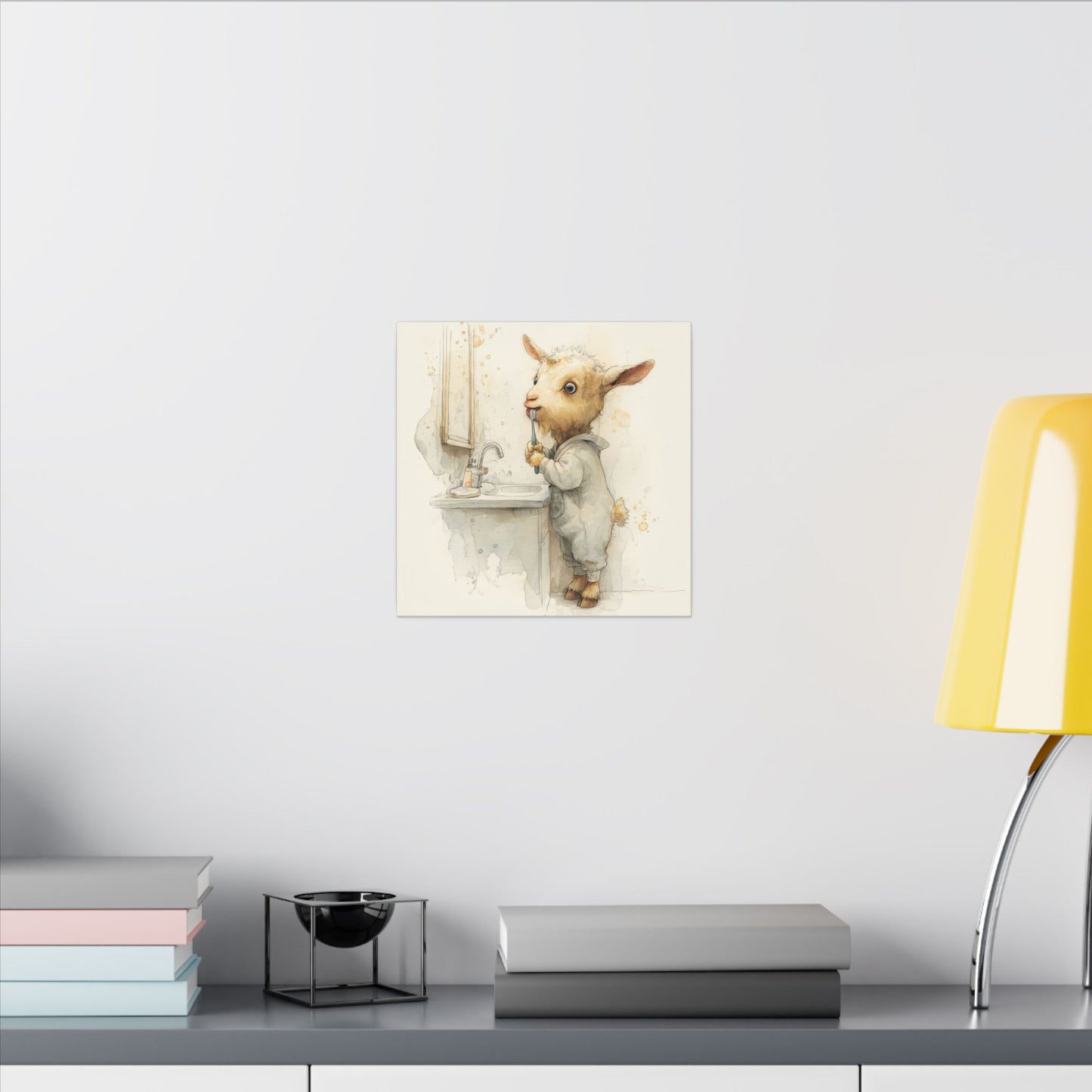 Whimsical Goat Art | Perfect for Children's Rooms