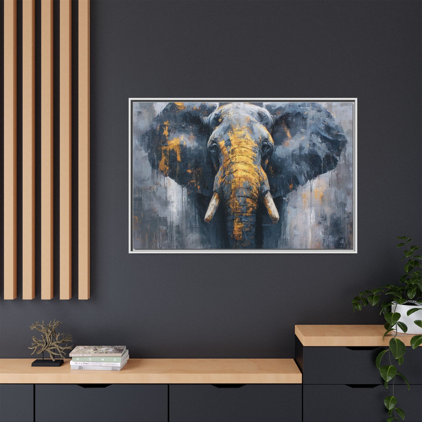 Majestic Elephant Wall Art - Abstract Animal Decor