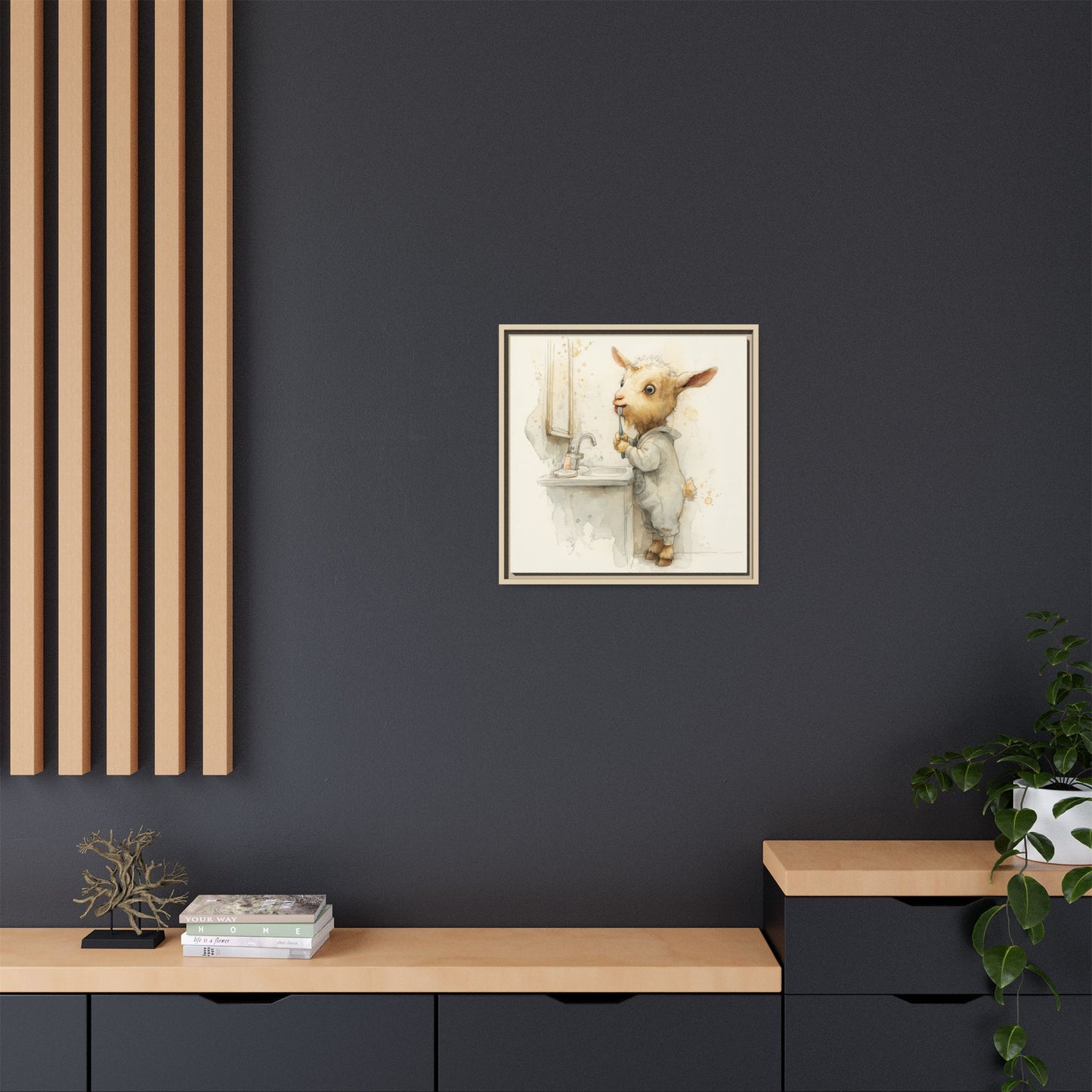 Whimsical Goat Art | Perfect for Children's Rooms
