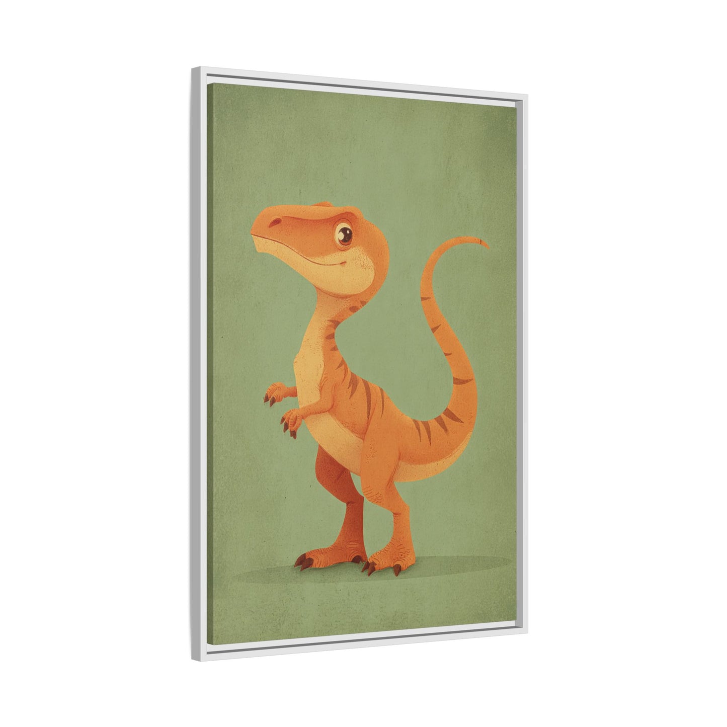 Whimsical Dinosaur Illustration Art for Kids' Rooms