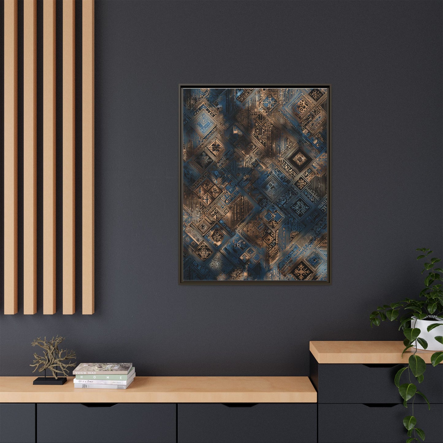 Intricate Geometric Wall Art - Abstract Pattern