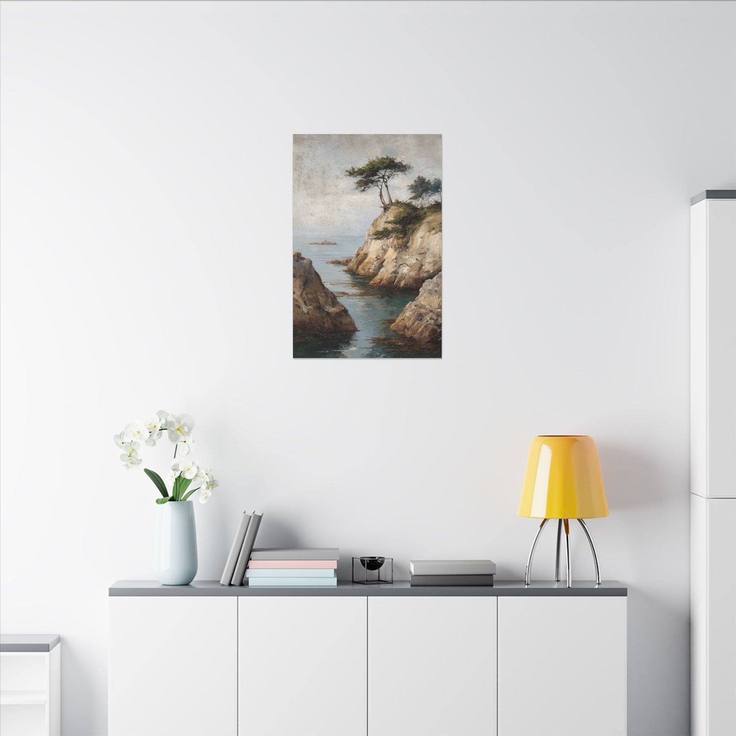 Tranquil Coastal Landscape Art - Soothing Wall Decor