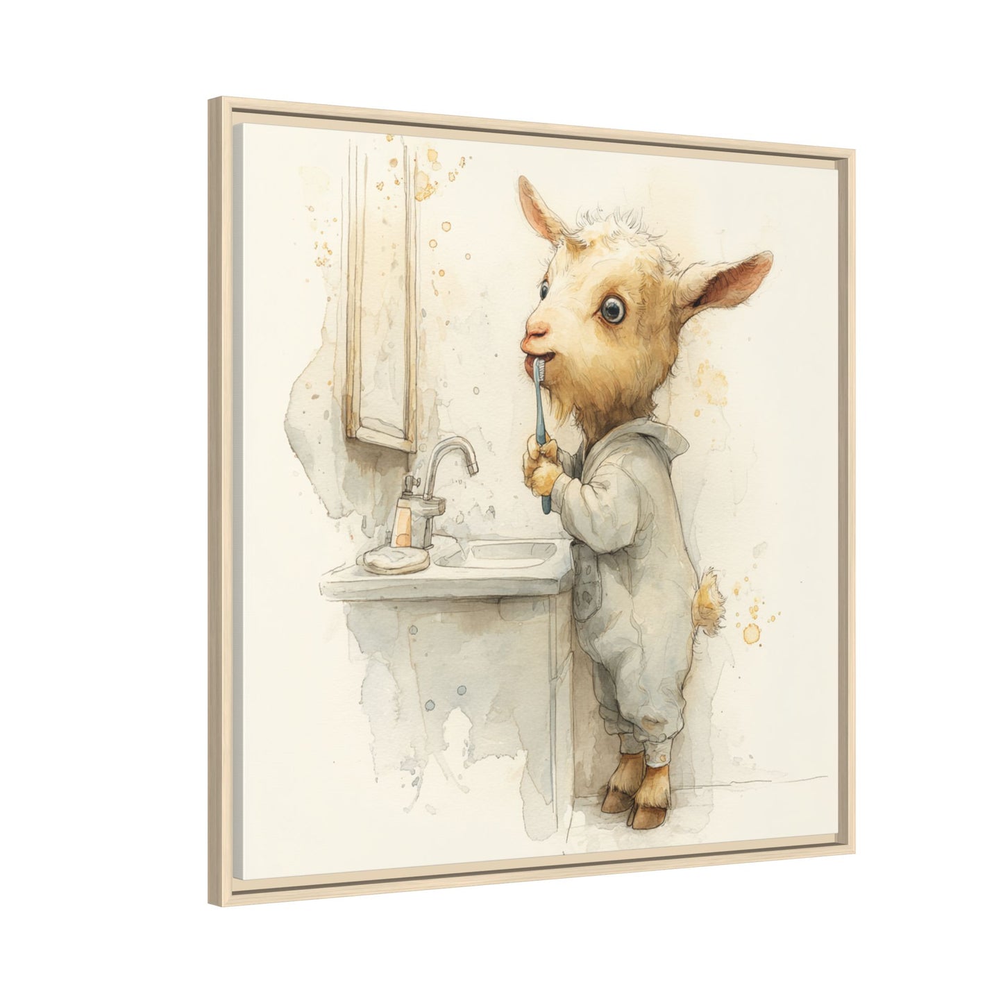 Whimsical Goat Art | Perfect for Children's Rooms