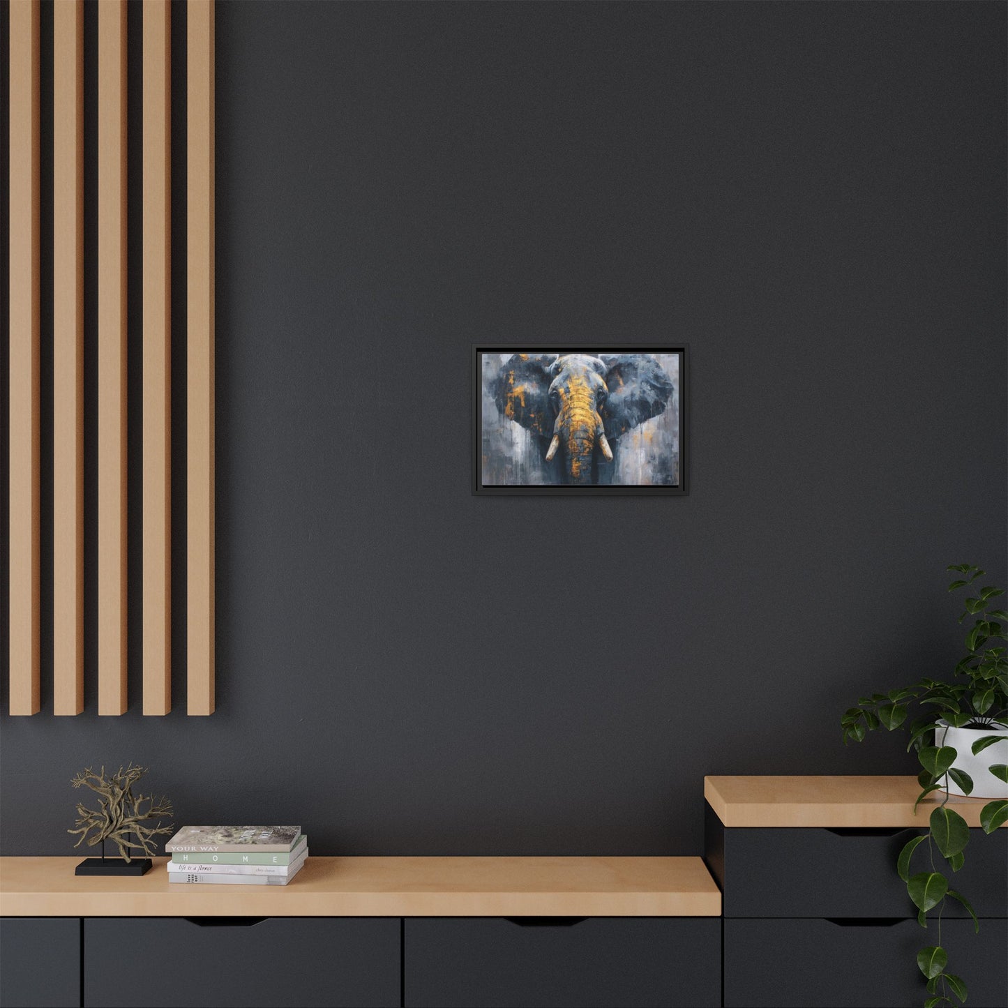 Majestic Elephant Wall Art - Abstract Animal Decor