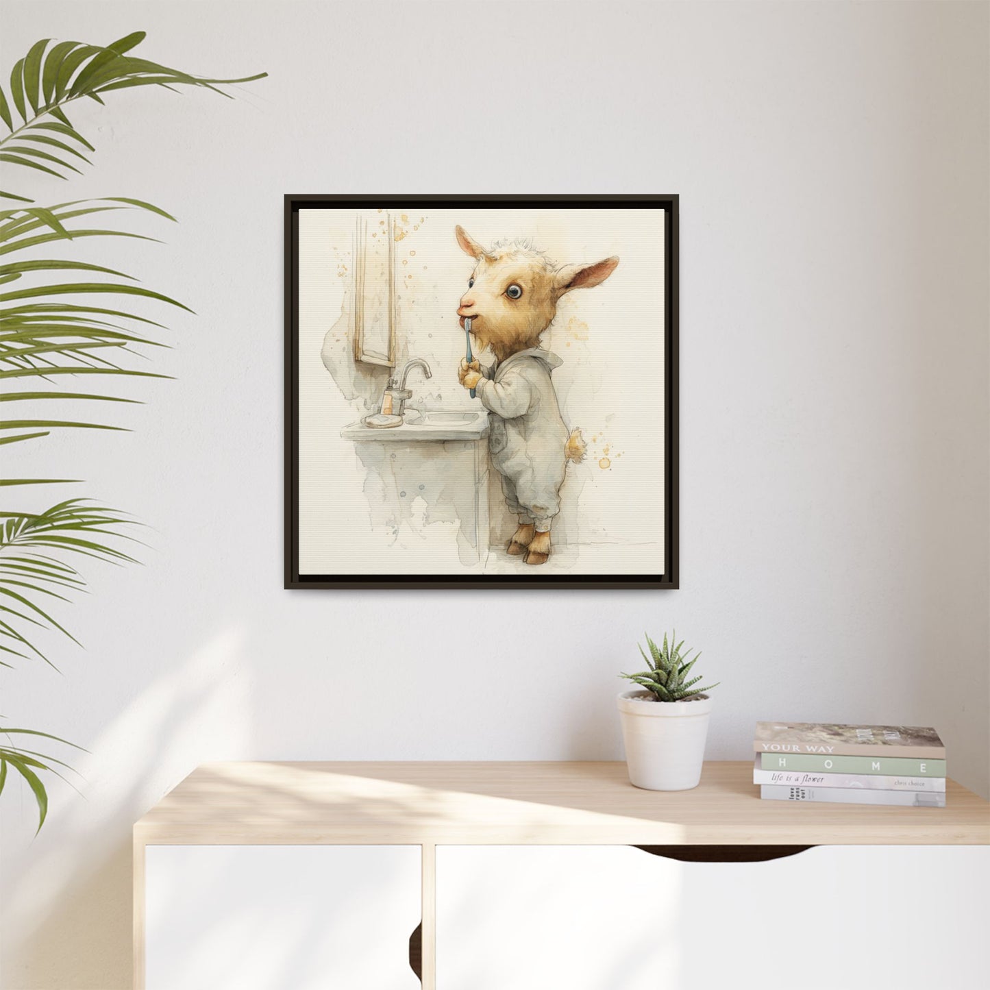 Whimsical Goat Art | Perfect for Children's Rooms