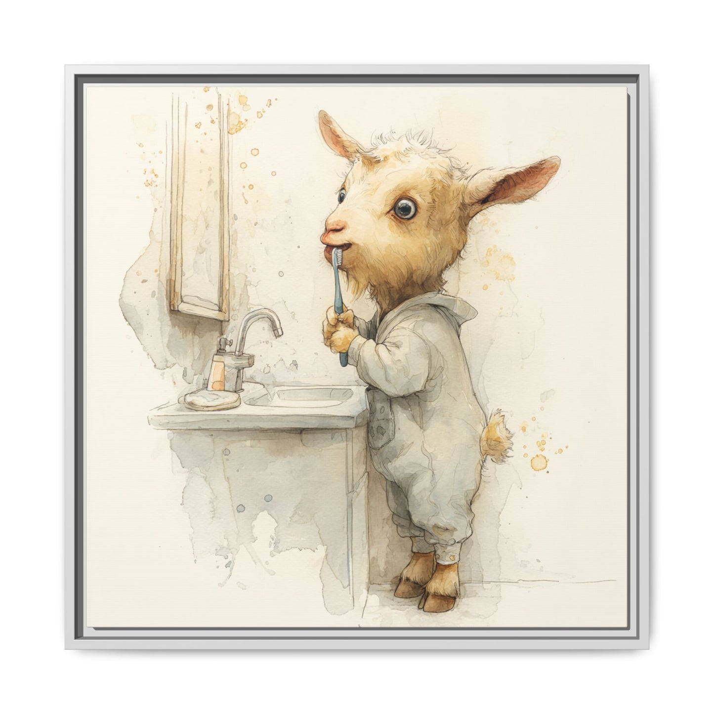 Whimsical Goat Art | Perfect for Children's Rooms