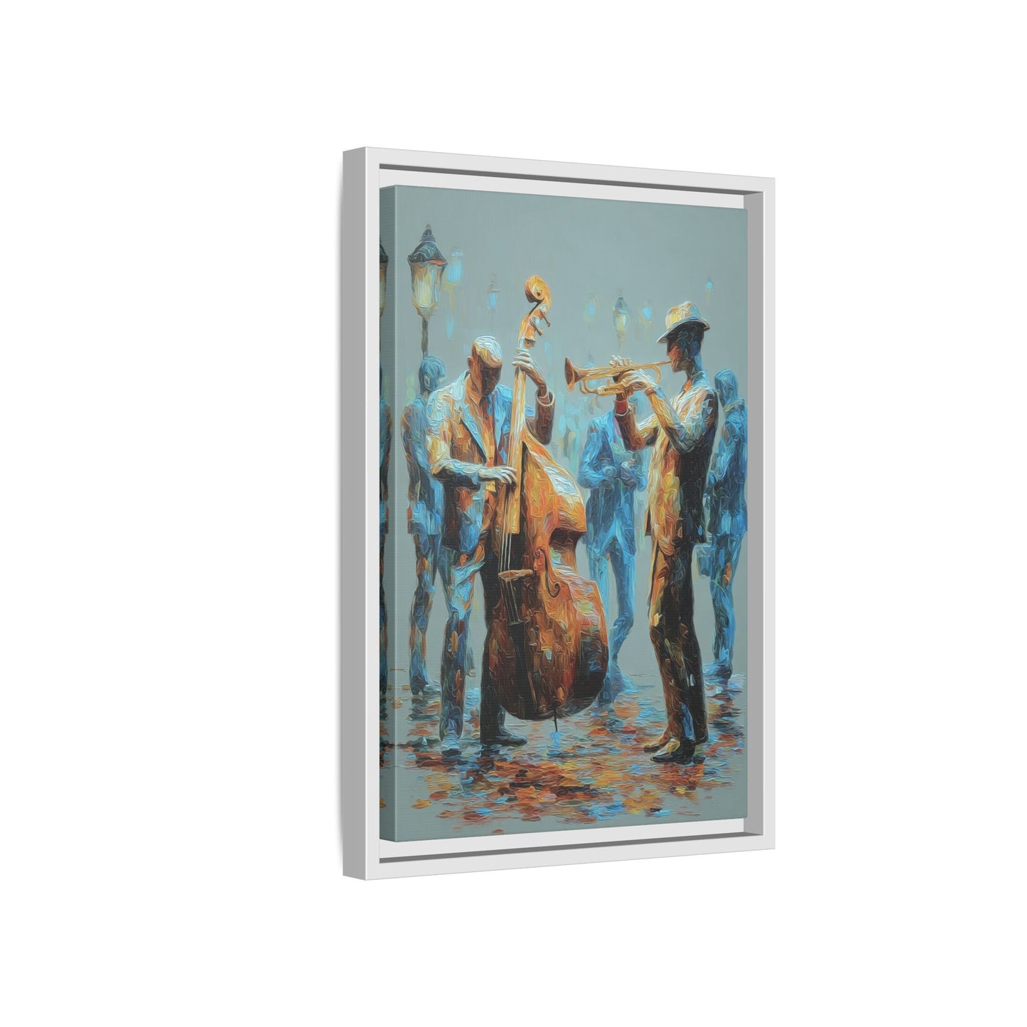 Colorful Jazz Musicians Art for Music Enthusiasts