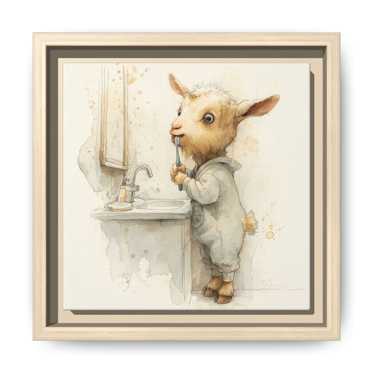 Whimsical Goat Art | Perfect for Children's Rooms