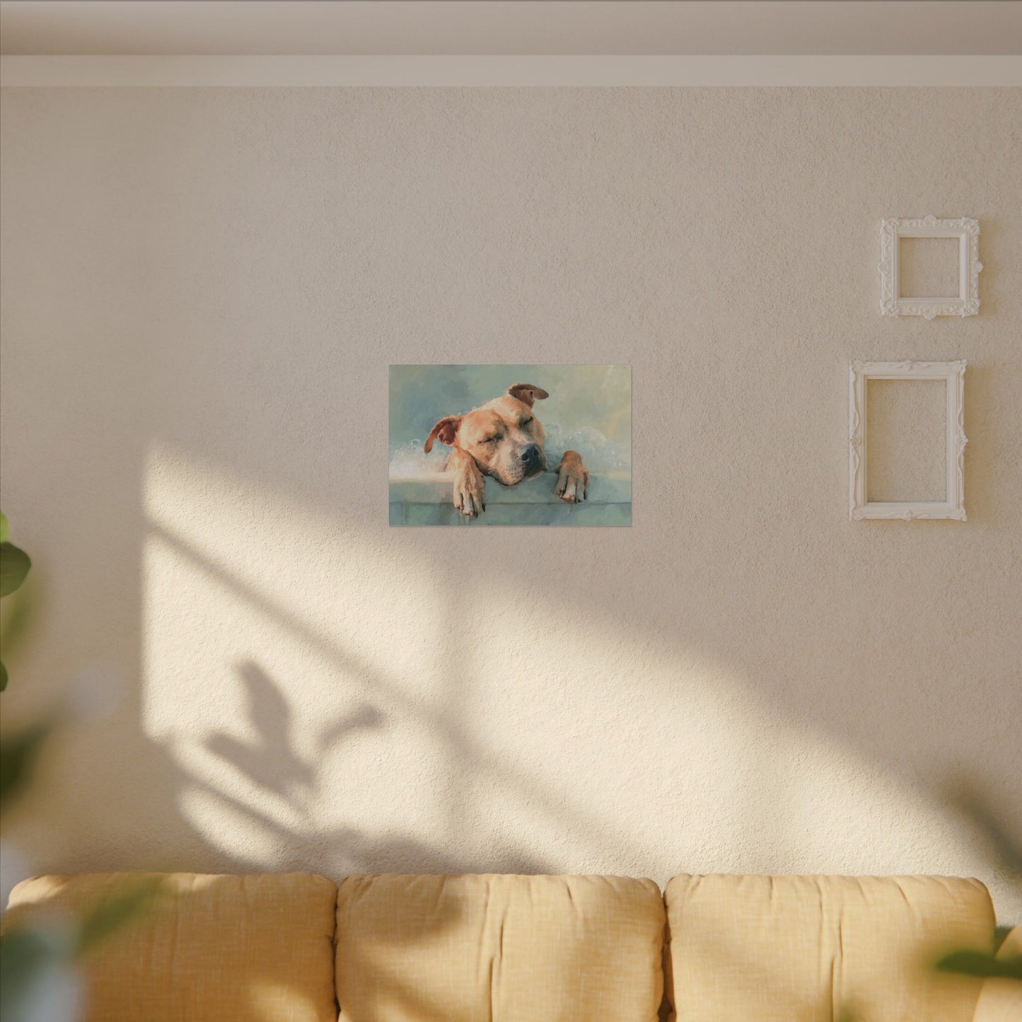 Calming Canine Portrait - Serene Dog Art Print