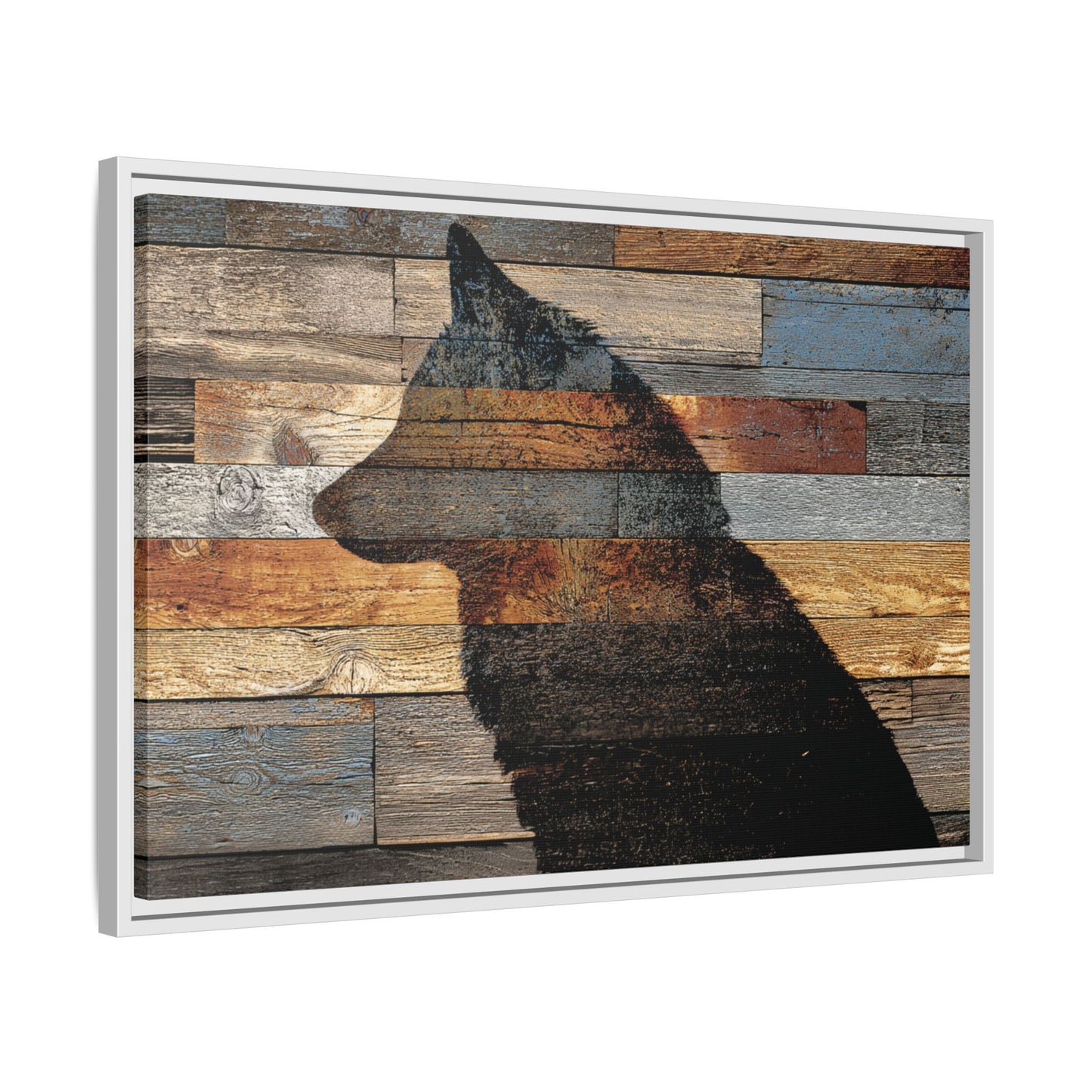 Rustic Wolf Silhouette Wall Art | Nature Inspired Decor