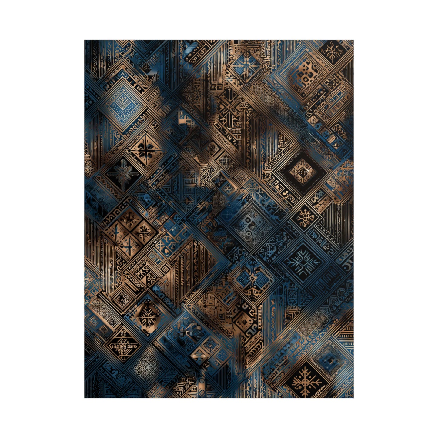 Intricate Geometric Wall Art - Abstract Pattern