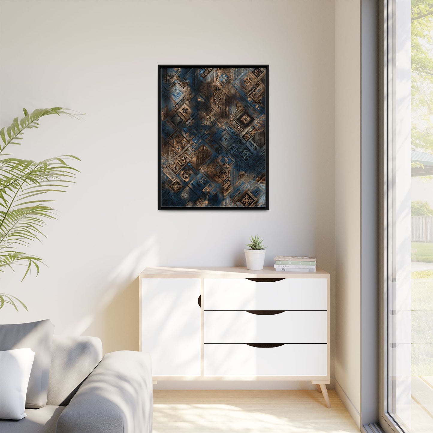 Intricate Geometric Wall Art - Abstract Pattern