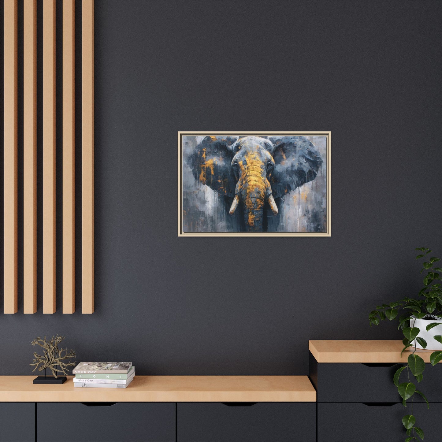Majestic Elephant Wall Art - Abstract Animal Decor