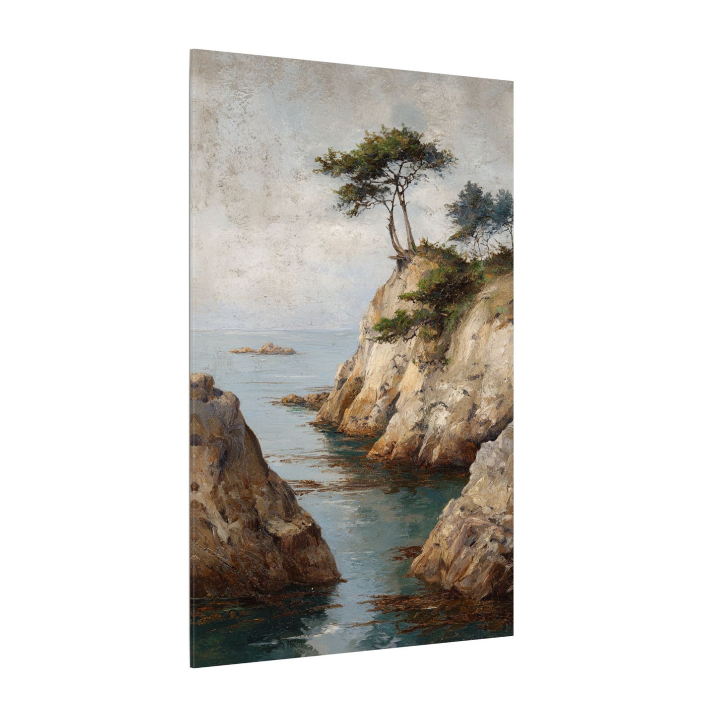 Tranquil Coastal Landscape Art - Soothing Wall Decor