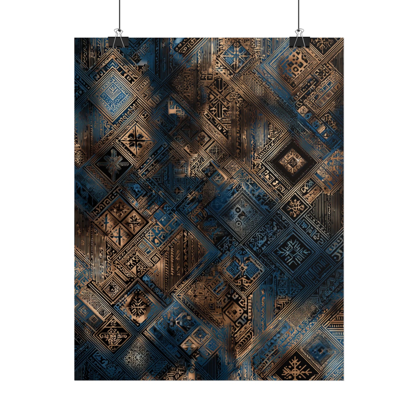 Intricate Geometric Wall Art - Abstract Pattern