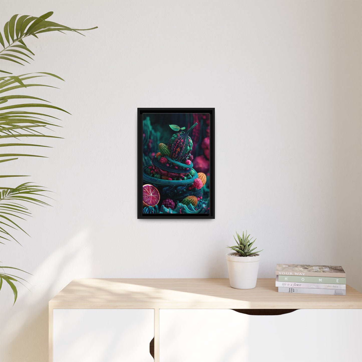 Surreal Fruit Fantasy Art - Vibrant Digital Design