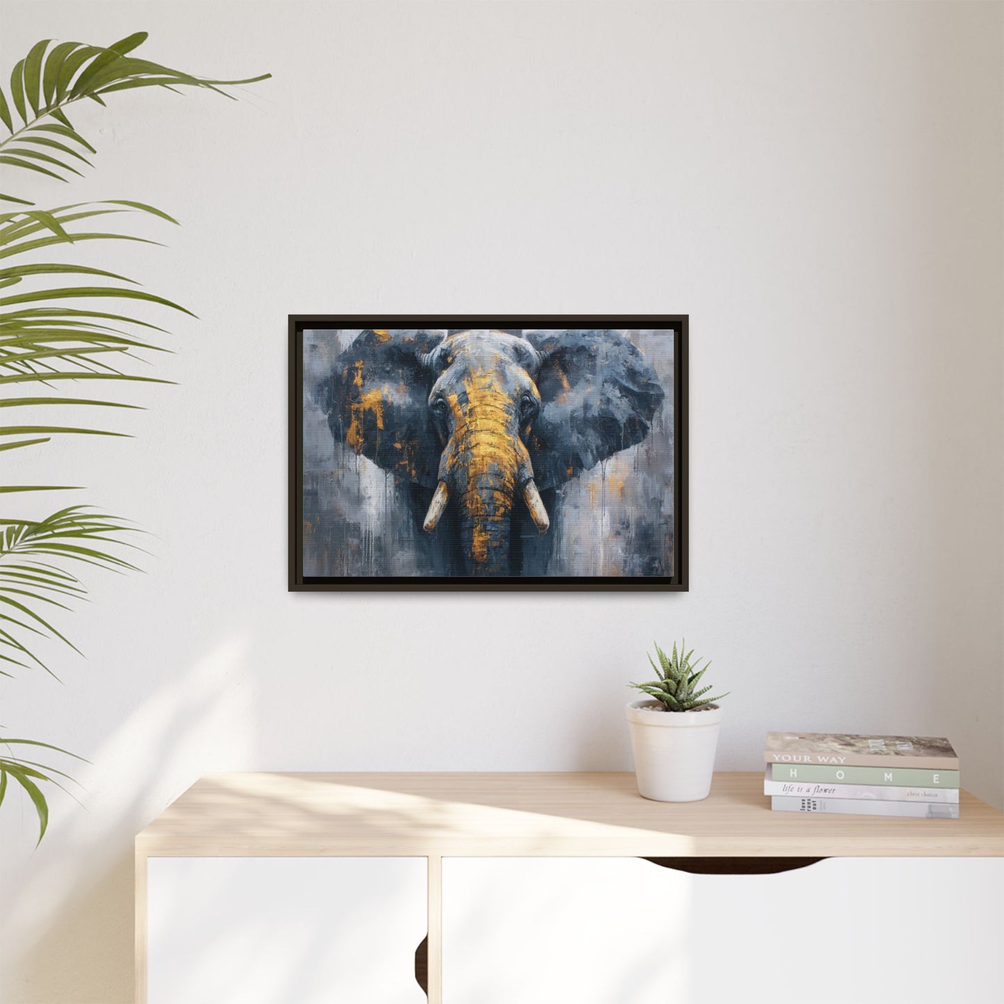 Majestic Elephant Wall Art - Abstract Animal Decor