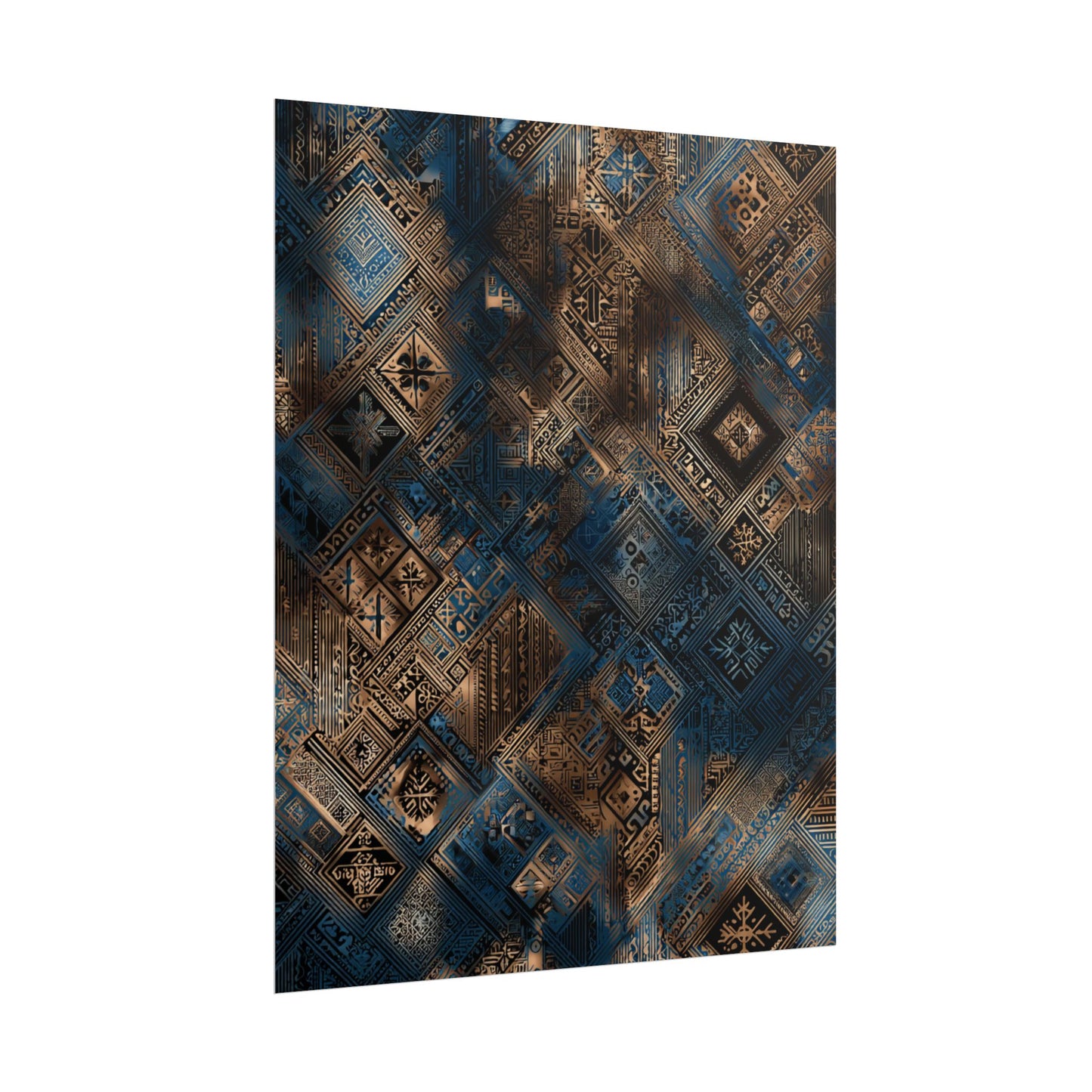 Intricate Geometric Wall Art - Abstract Pattern