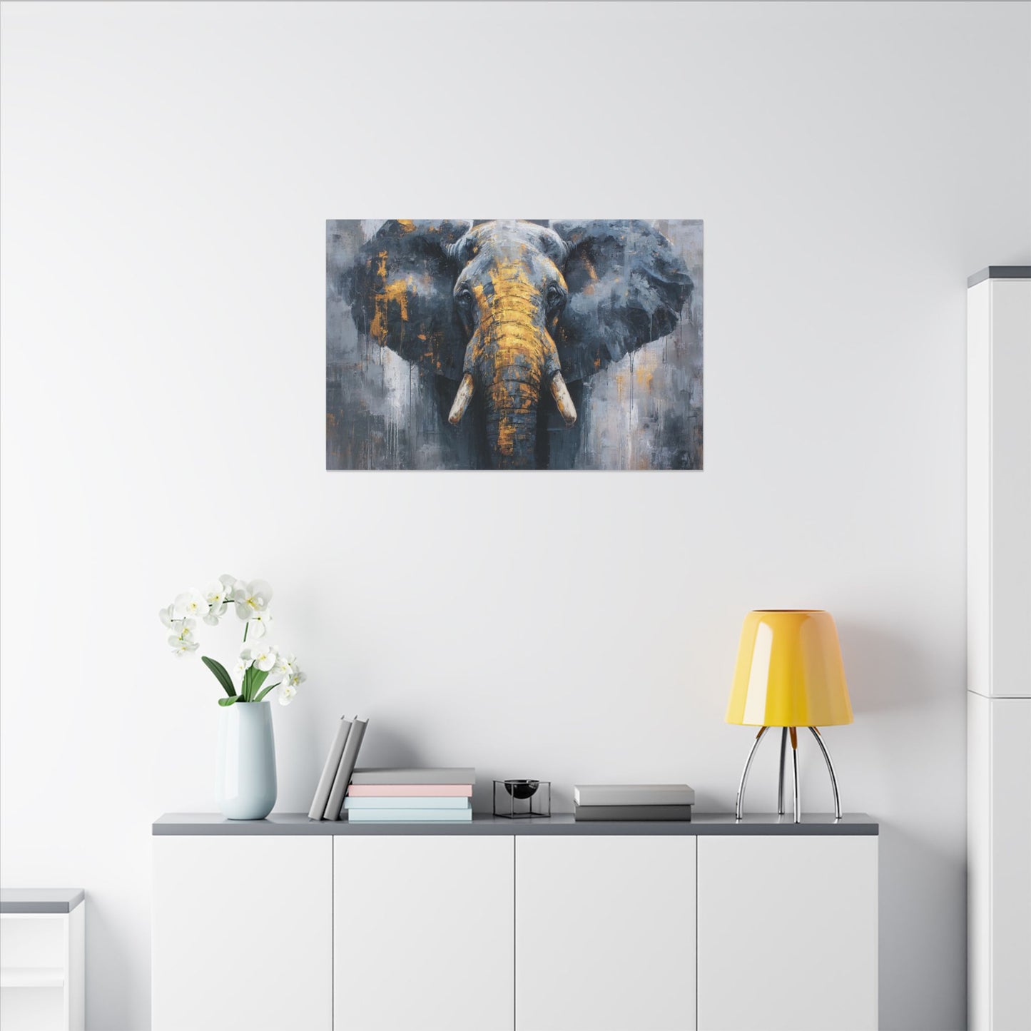 Majestic Elephant Wall Art - Abstract Animal Decor