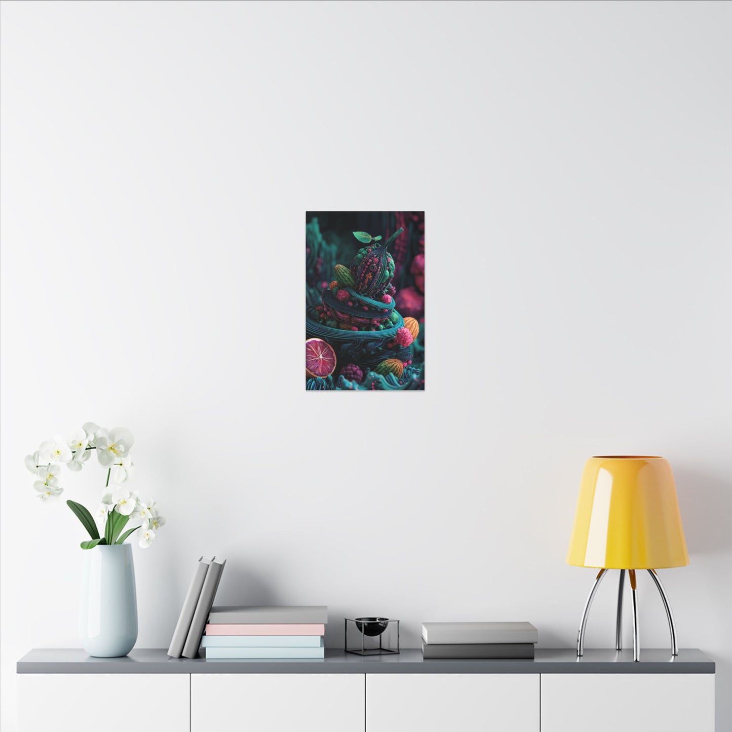 Surreal Fruit Fantasy Art - Vibrant Digital Design