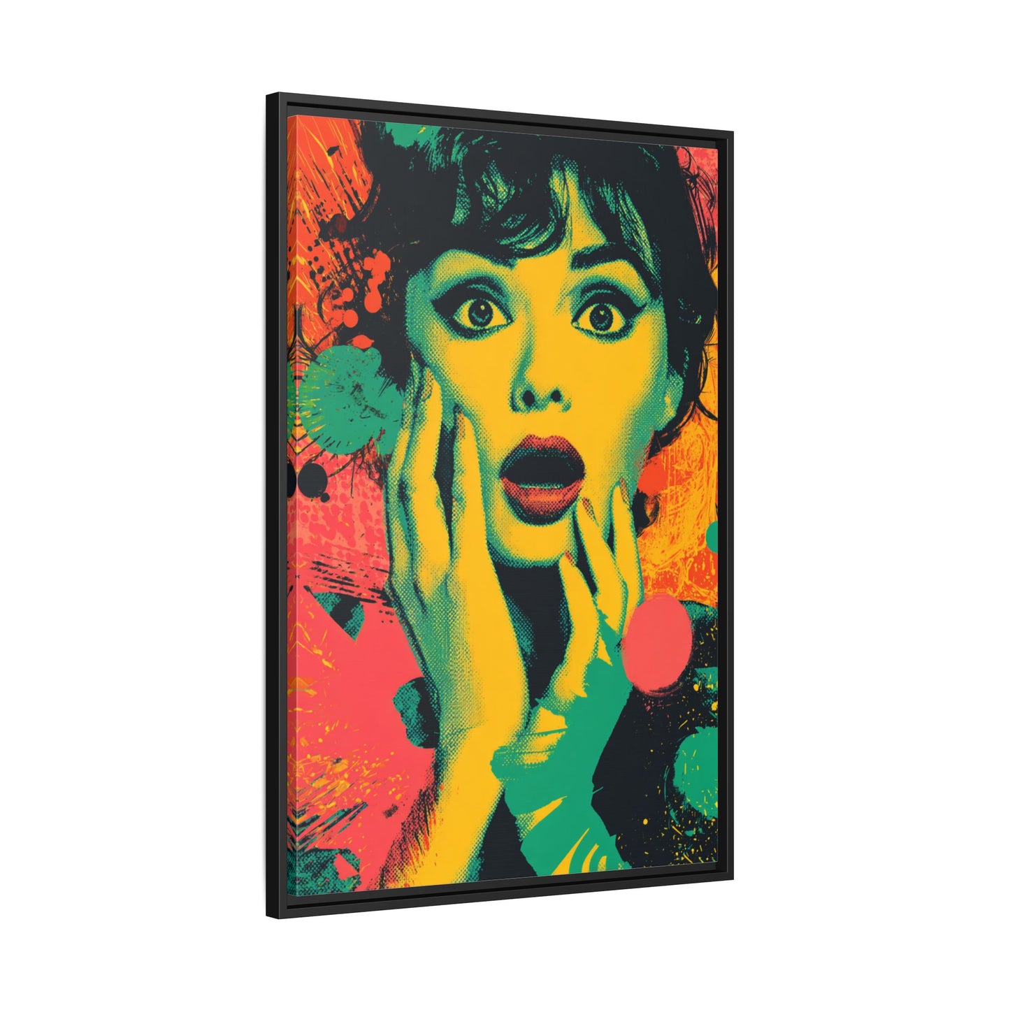 Surreal Pop Art Woman – Vibrant Modern Wall Art