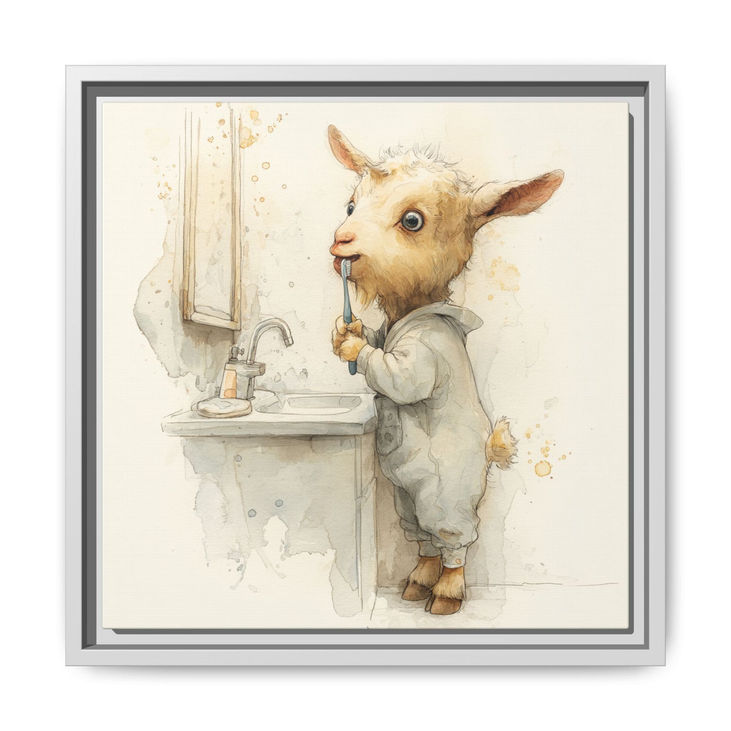 Whimsical Goat Art | Perfect for Children's Rooms