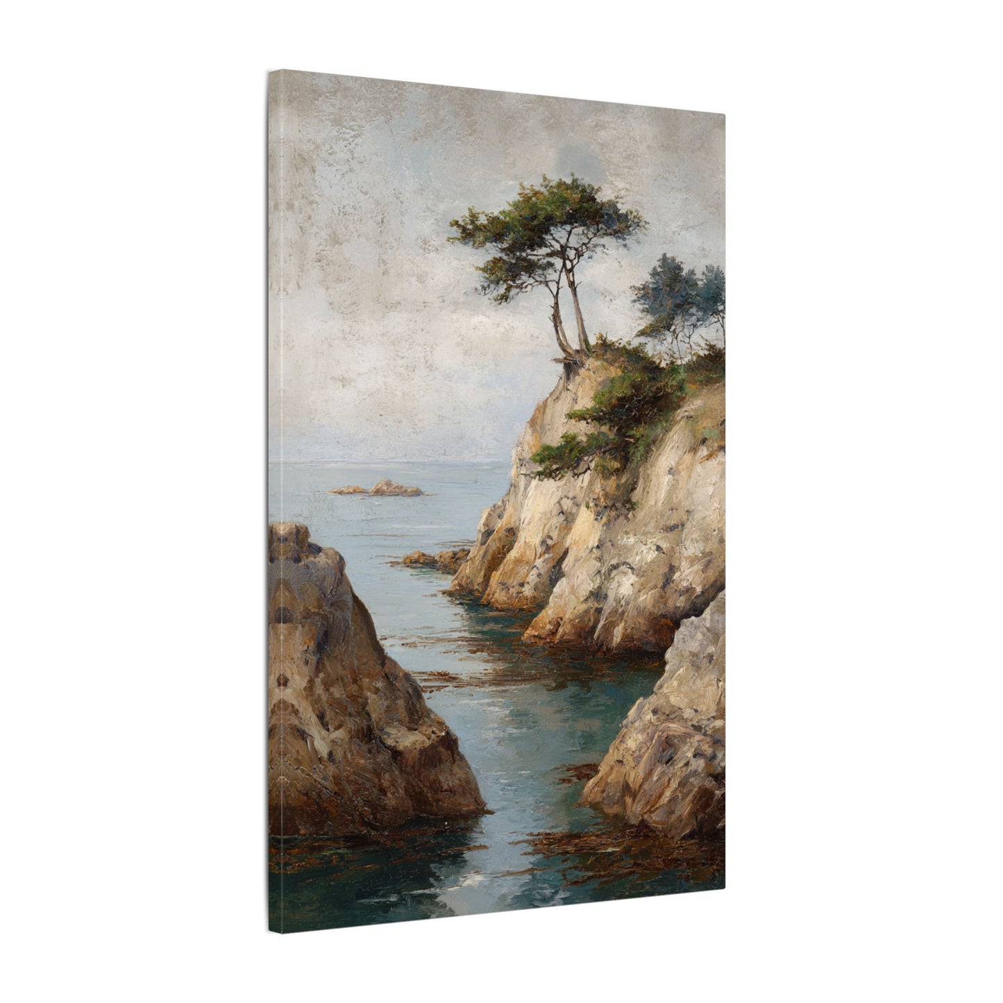 Tranquil Coastal Landscape Art - Soothing Wall Decor