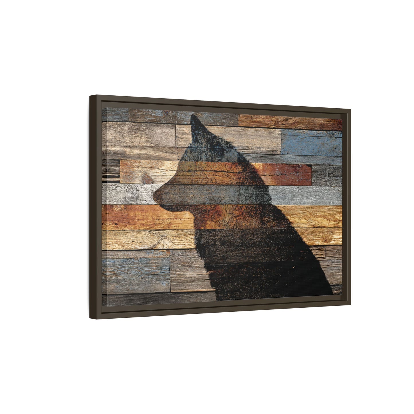 Rustic Wolf Silhouette Wall Art | Nature Inspired Decor