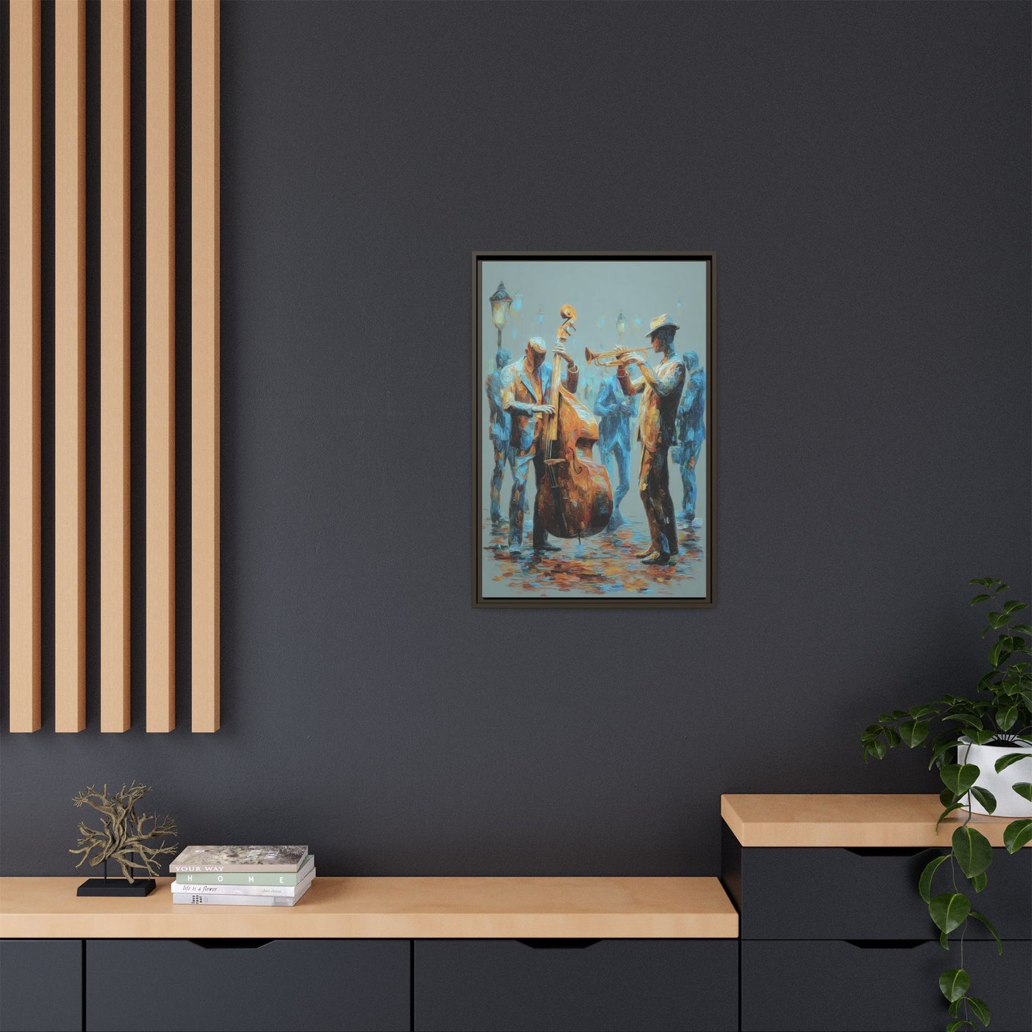 Colorful Jazz Musicians Art for Music Enthusiasts