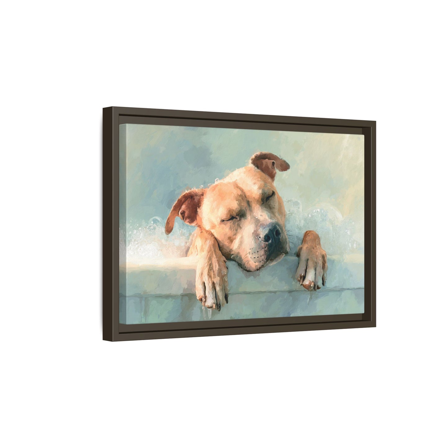 Calming Canine Portrait - Serene Dog Art Print