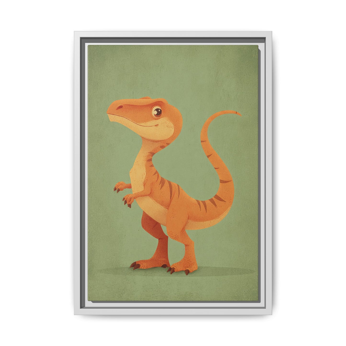Whimsical Dinosaur Illustration Art for Kids' Rooms