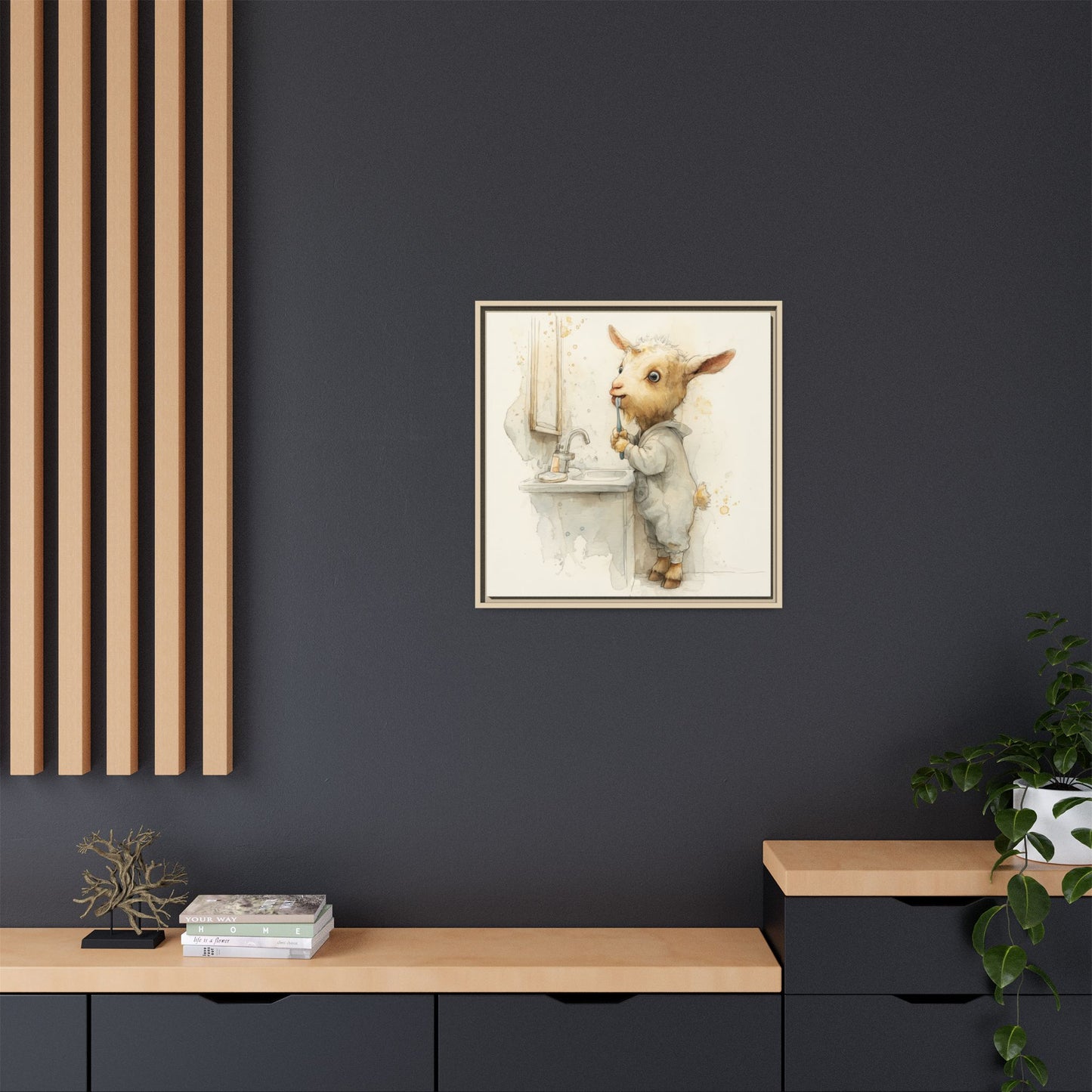 Whimsical Goat Art | Perfect for Children's Rooms
