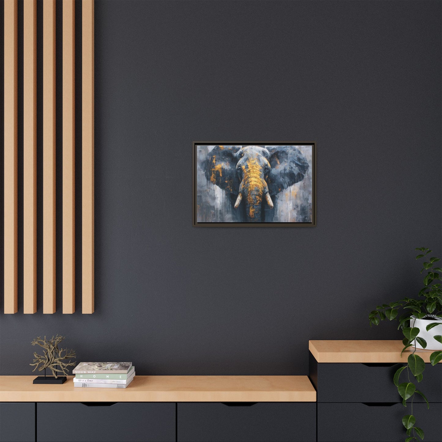 Majestic Elephant Wall Art - Abstract Animal Decor